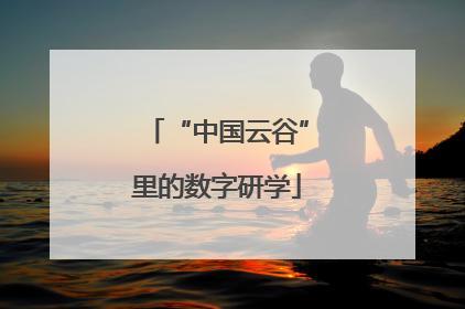 “中国云谷”里的数字研学