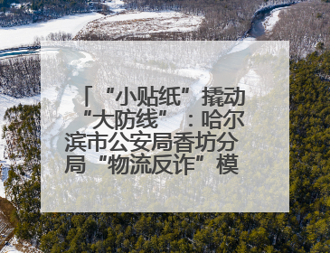 “小贴纸”撬动“大防线”：哈尔滨市公安局香坊分局“物流反诈”模式守护群众“钱袋子”