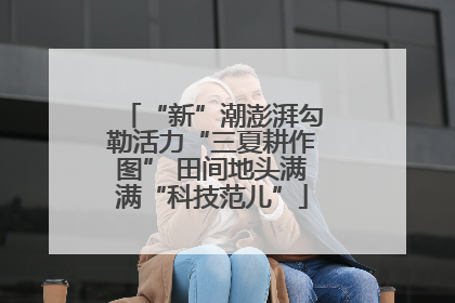 “新”潮澎湃勾勒活力“三夏耕作图” 田间地头满满“科技范儿”
