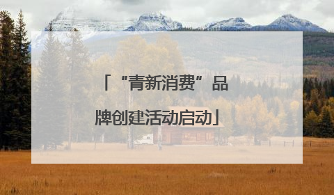 “青新消费”品牌创建活动启动