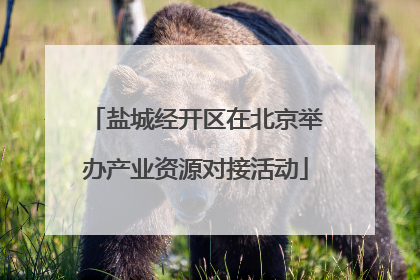 盐城经开区在北京举办产业资源对接活动