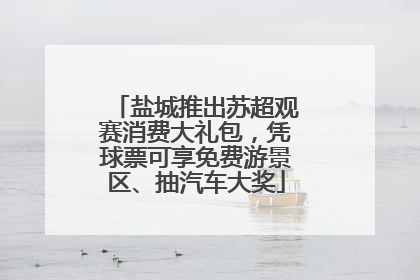 盐城推出苏超观赛消费大礼包，凭球票可享免费游景区、抽汽车大奖