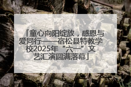 童心向阳绽放，感恩与爱同行——宿松县特教学校2025年“六一”文艺汇演圆满落幕