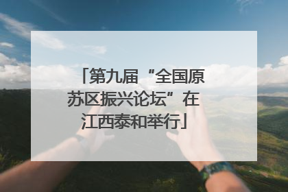 第九届“全国原苏区振兴论坛”在江西泰和举行