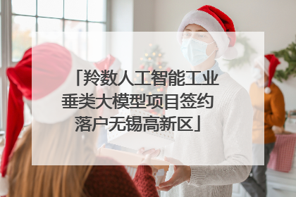 羚数人工智能工业垂类大模型项目签约落户无锡高新区