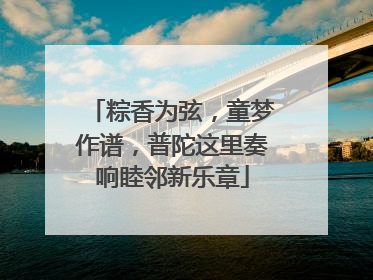 粽香为弦，童梦作谱，普陀这里奏响睦邻新乐章