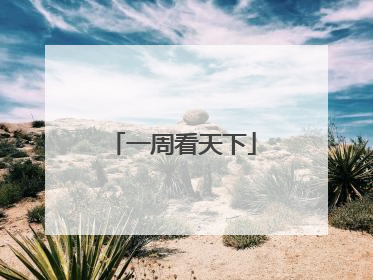 一周看天下