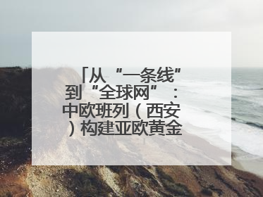 从“一条线”到“全球网”：中欧班列（西安）构建亚欧黄金物流大通道
