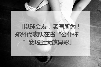 以球会友，老有所为！郑州代表队在省“公仆杯”赛场上大放异彩