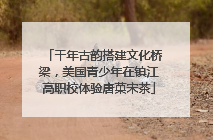 千年古韵搭建文化桥梁，美国青少年在镇江高职校体验唐菓宋茶
