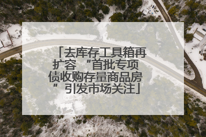 去库存工具箱再扩容 “首批专项债收购存量商品房”引发市场关注
