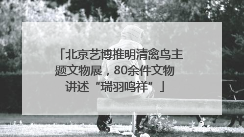 北京艺博推明清禽鸟主题文物展，80余件文物讲述“瑞羽鸣祥”