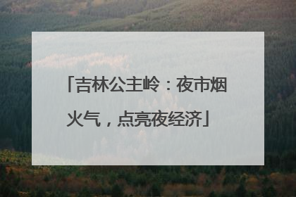 吉林公主岭：夜市烟火气，点亮夜经济