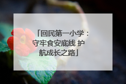 回民第一小学：守牢食安底线 护航成长之路