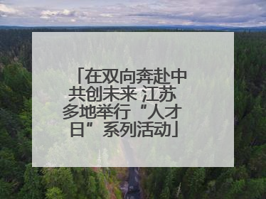 在双向奔赴中共创未来 江苏多地举行“人才日”系列活动
