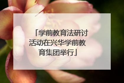 学前教育法研讨活动在兴华学前教育集团举行
