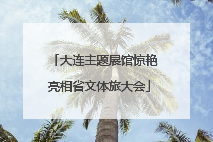 大连主题展馆惊艳亮相省文体旅大会
