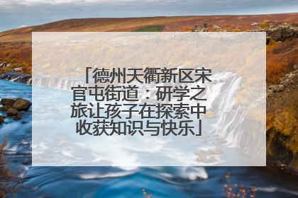 德州天衢新区宋官屯街道：研学之旅让孩子在探索中收获知识与快乐