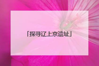 探寻辽上京遗址
