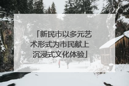 新民市以多元艺术形式为市民献上沉浸式文化体验