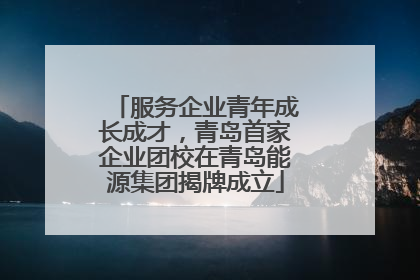 服务企业青年成长成才，青岛首家企业团校在青岛能源集团揭牌成立