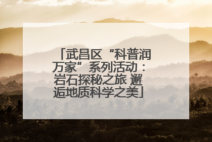 武昌区“科普润万家”系列活动：岩石探秘之旅 邂逅地质科学之美
