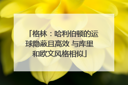格林：哈利伯顿的运球隐蔽且高效 与库里和欧文风格相似
