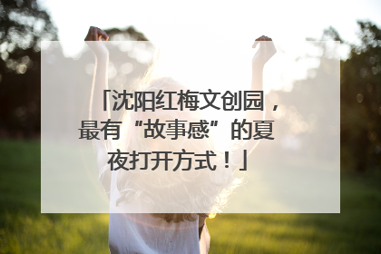 沈阳红梅文创园，最有“故事感”的夏夜打开方式！
