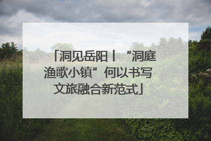 洞见岳阳丨“洞庭渔歌小镇”何以书写文旅融合新范式