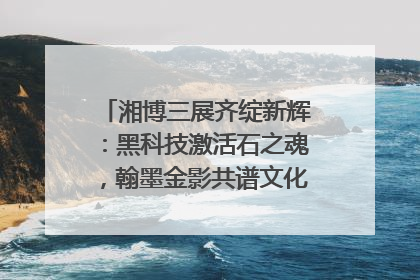 湘博三展齐绽新辉：黑科技激活石之魂，翰墨金影共谱文化遗产日华章