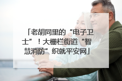 老胡同里的“电子卫士”！大栅栏街道“智慧消防”织就平安网