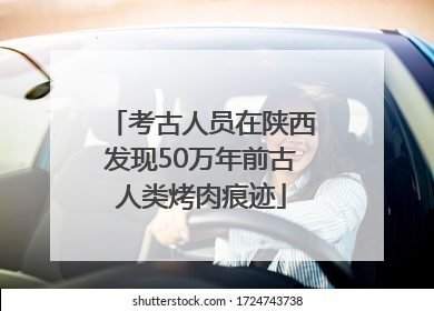 考古人员在陕西发现50万年前古人类烤肉痕迹