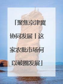 聚焦京津冀协同发展丨这家农批市场何以破圈发展