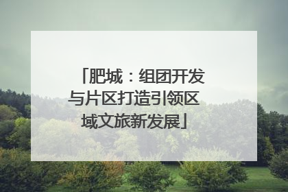 肥城：组团开发与片区打造引领区域文旅新发展
