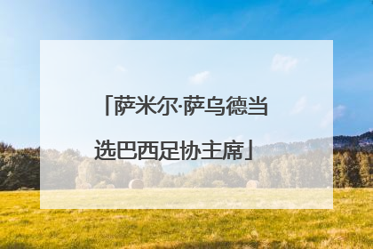 萨米尔·萨乌德当选巴西足协主席