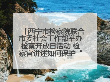 西宁市检察院联合市委社会工作部举办检察开放日活动 检察官讲述如何保护“少年的你”