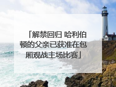 解禁回归 哈利伯顿的父亲已获准在包厢观战主场比赛