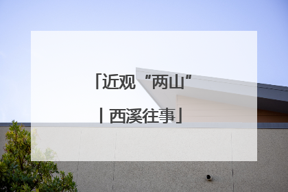 近观“两山”丨西溪往事