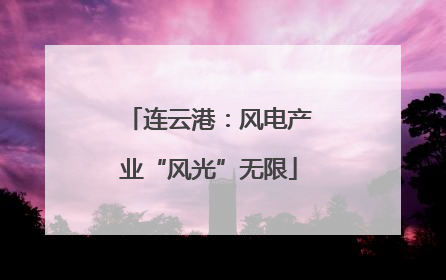 连云港：风电产业“风光”无限