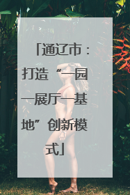 通辽市：打造“一园一展厅一基地”创新模式