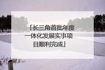 长三角首批年度一体化发展实事项目顺利完成