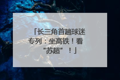 长三角首趟球迷专列：坐高铁！看“苏超”！