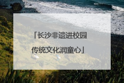 长沙非遗进校园 传统文化润童心