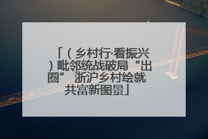 （乡村行·看振兴）毗邻统战破局“出圈” 浙沪乡村绘就共富新图景