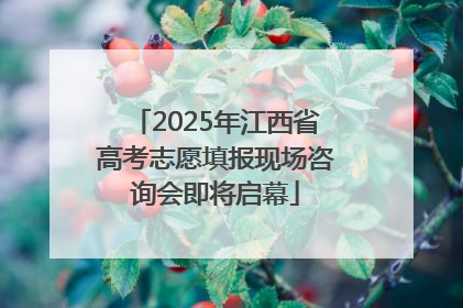 2025年江西省高考志愿填报现场咨询会即将启幕