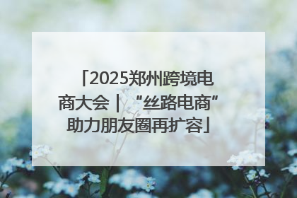 2025郑州跨境电商大会｜“丝路电商”助力朋友圈再扩容