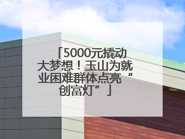 5000元撬动大梦想！玉山为就业困难群体点亮“创富灯”