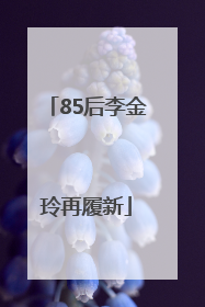 85后李金玲再履新