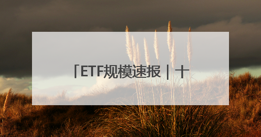 ETF规模速报｜十年国债ETF、短融ETF，上周五净流入额均超20亿元