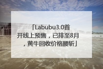 Labubu3.0首开线上预售，已排至8月，黄牛回收价格腰斩